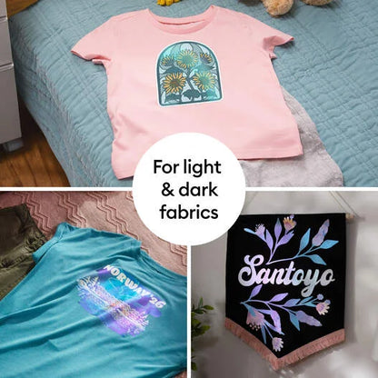 Cricut® Printable Iron-On Holographic – 8.5 in x 11 in (4 ct)