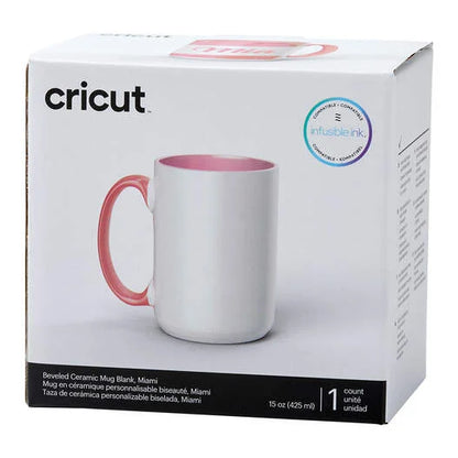 Beveled Ceramic Mug Blank - 15 oz/425 ml (1 ct)