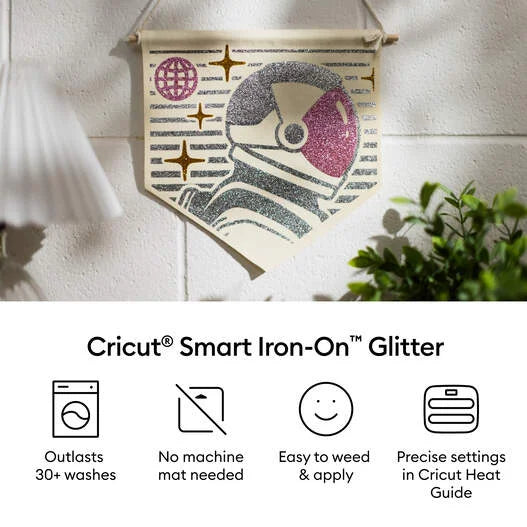 Smart Iron-On™ Glitter (3 ft)