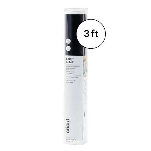 Smart Label™ Writable Vinyl – Permanent, White (3 ft)