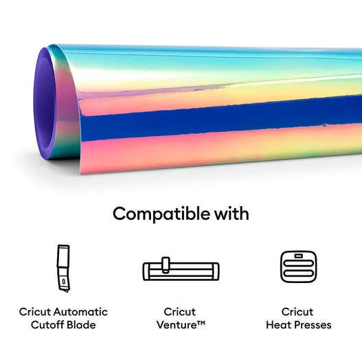 Smart Iron-On™ Holographic (25 in x 12 ft)