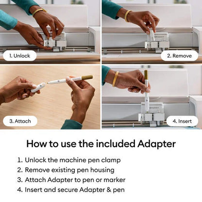 Cricut® Infusible Ink™ Markers 1.0 mm, Ultimate Sampler (30 ct) + Adapter