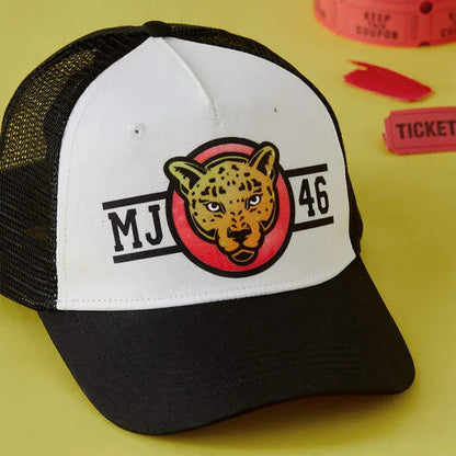 Cricut Trucker Hat, Black/White