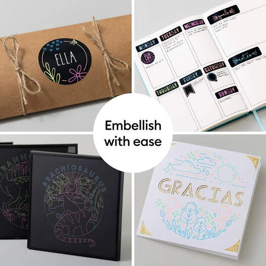 Cricut® Gel Pens 1.0 mm, Ultimate Sampler (30 ct) + Adapter