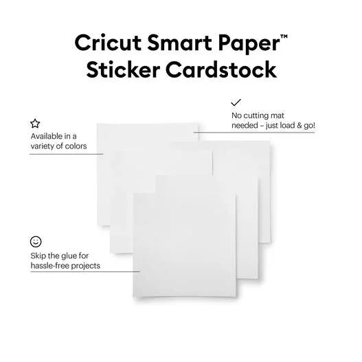 Smart Paper™ Sticker Cardstock, White