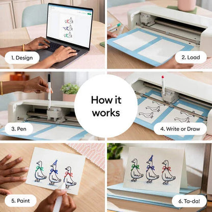 Cricut® Watercolor Marker & Brush Set (9 ct) + Adapter