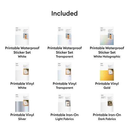 Cricut® Printable Materials Bundle