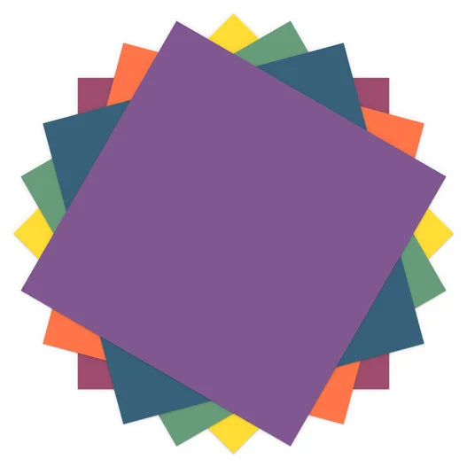 Cardstock Sampler, Jewel Tones - 12 in x 12 in (48 ct)