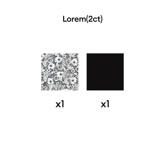 Infusible Ink™ Transfer Sheet Patterns, Black Botanicals