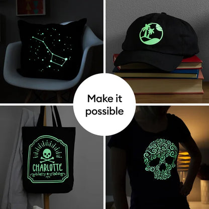 Glow-in-the-Dark Iron-On