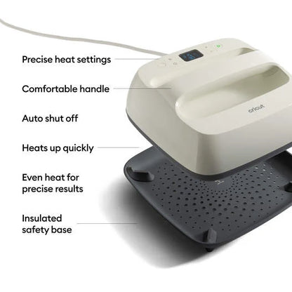 Cricut EasyPress® SE - 9 in x 9 in, Taupe