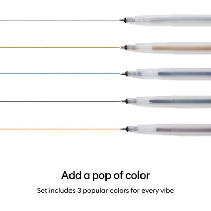 Cricut® Glitter Gel Pen Set, 0.8 mm (3 ct) + Adapter