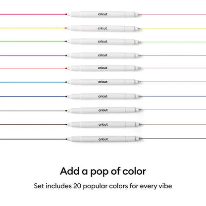 Cricut Joy™ Dual-Sided Markers, Ultimate Set (20 ct)
