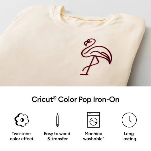 Cricut® Color Pop Iron-On (12 in x 19 in)