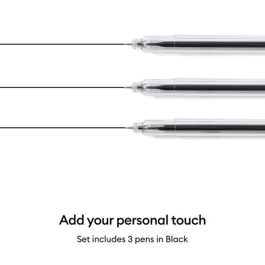 Cricut® Extra Fine Point Pen Set, 0.3mm (3 ct) + Adapter