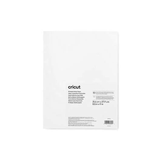 Printable Sticker Paper - US Letter (50 ct)
