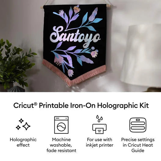 Cricut® Printable Iron-On Holographic – 8.5 in x 11 in (4 ct)