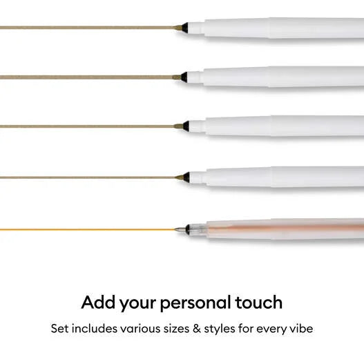 Cricut® Multi Pen Set, Gold Sampler (3 ct) + Adapter