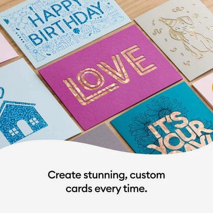 Cutaway Cards, Pastel Sampler - R40 (12 ct)