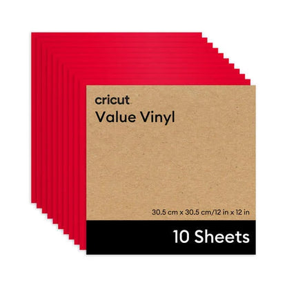 Cricut® Value Vinyl - 12 in x 12 in (10 ct)