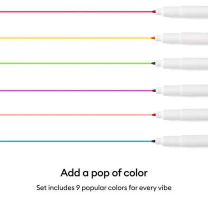 Cricut® Watercolor Marker & Brush Set (9 ct) + Adapter