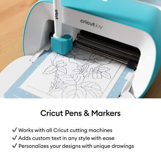 Cricut® Fine Point Pens 0.4 mm, Black (2 ct) + Adapter