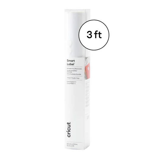Smart Label™ Writable Vinyl – Removable, White (3 ft)