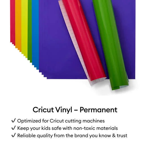 Cricut® Matte Vinyl – Permanent (4 ft)