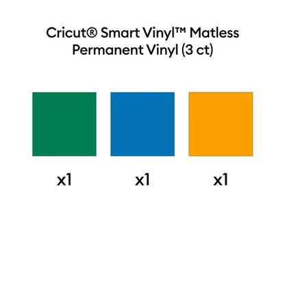 Cricut Joy Xtra™ Smart Vinyl™ – Permanent Sampler, Summer (3 ct)