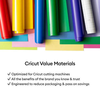 Cricut® Glossy Value Vinyl (12 in x 10 ft)