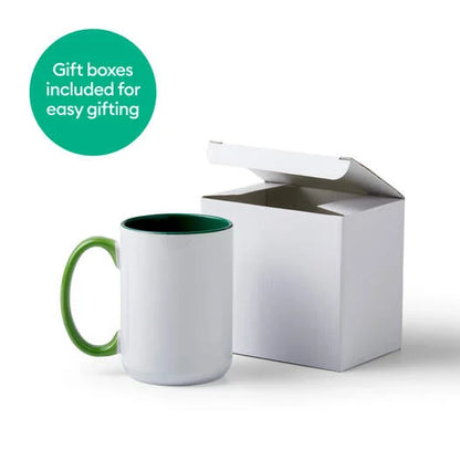 Beveled Ceramic Mug Blank - 15 oz/425 ml (1 ct)