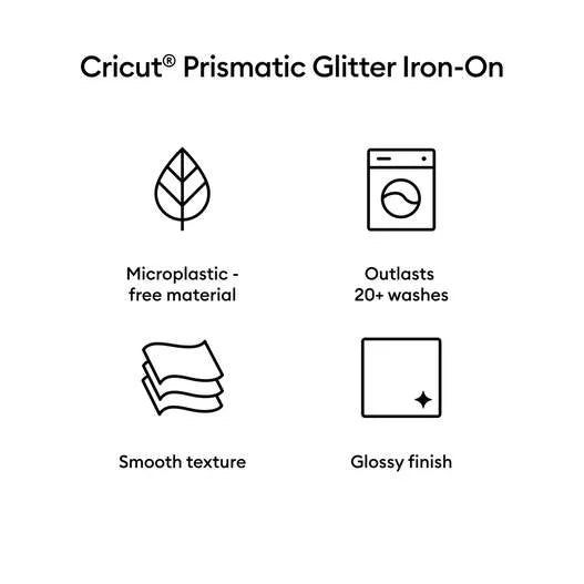 Cricut Joy Xtra™ Prismatic Glitter Smart Iron-On™ (19 in)