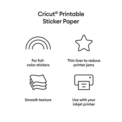 Printable Sticker Paper - US Letter (50 ct)