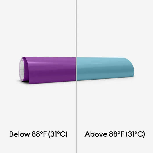 Heat-Activated, Color-Changing Vinyl – Permanent, Magenta - Light Pink