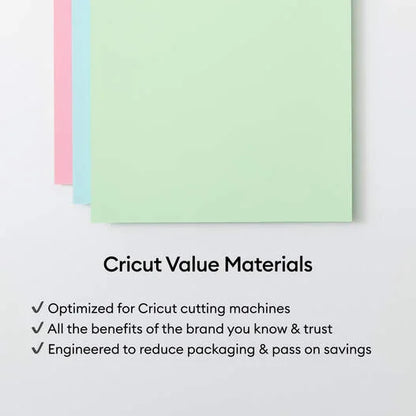 Value Cardstock, Pastels Sampler - 8.5 in x 11 in (80 ct)