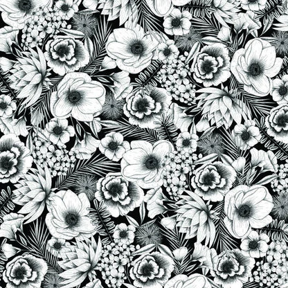 Infusible Ink™ Transfer Sheet Patterns, Black Botanicals