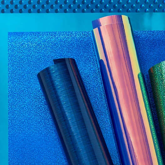 Holographic Vinyl, Blue Sampler - Permanent (6 ct)