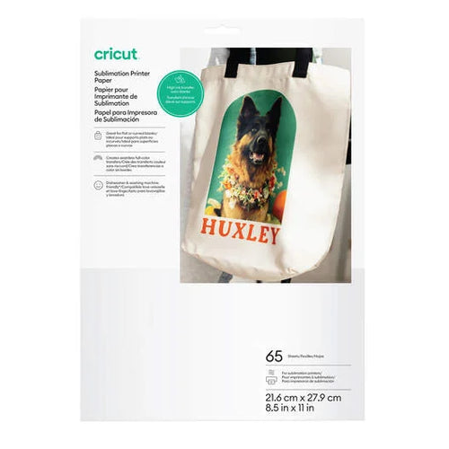 Cricut® Sublimation Printer Paper – 8.5 in x 11 in (65 ct)