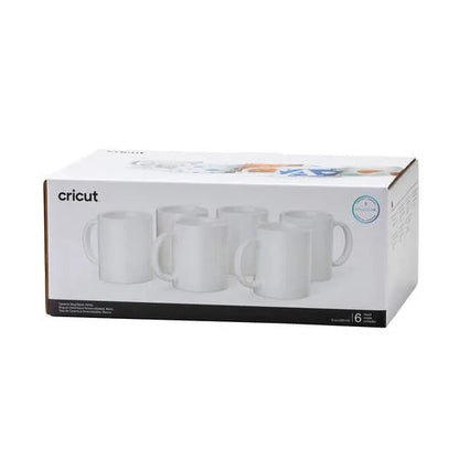Ceramic Mug Blank, White - 12 oz/340 ml (6 ct)