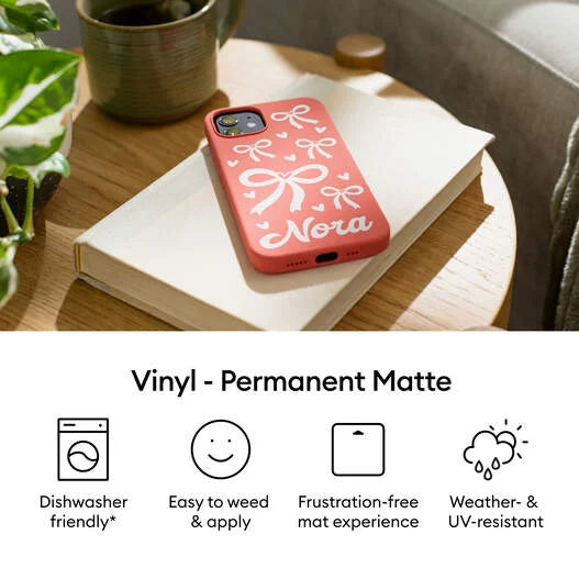 Cricut® Matte Vinyl – Permanent (4 ft)