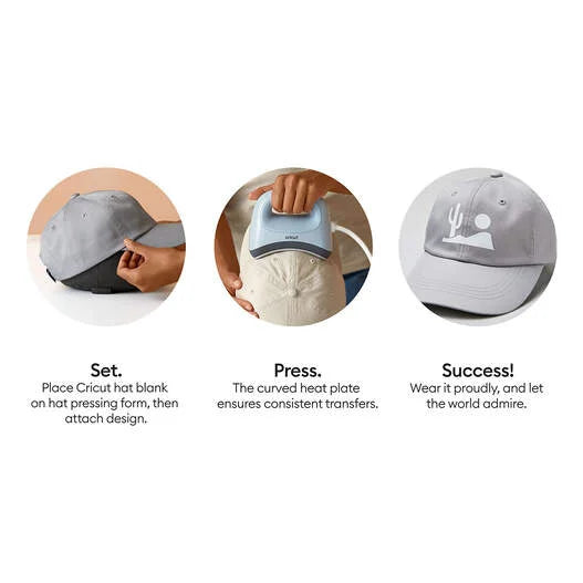 Cricut Ball Cap Hat Blank, Gray