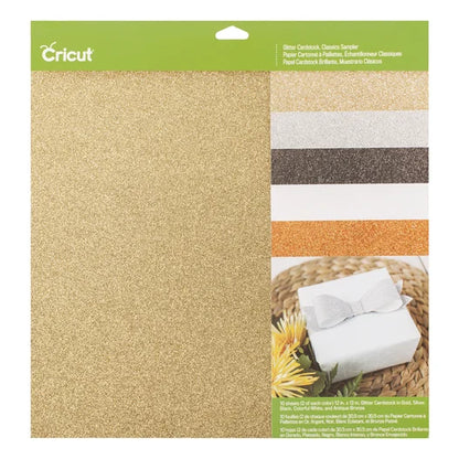 Glitter Cardstock Sampler, Classics  - 12" x 12"