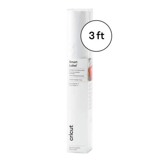 Smart Label™ Writable Vinyl – Removable, White (3 ft)