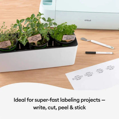 Smart Label™ Writable Vinyl – Permanent, White (3 ft)