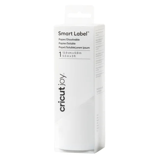 Cricut Joy™ Smart Label™ Paper – Dissolvable, White