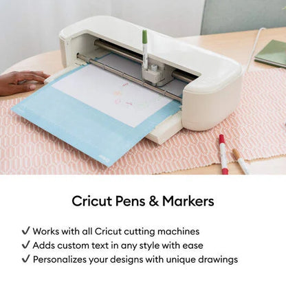 Cricut® Extra Fine Point Pens 0.3 mm, Ultimate Sampler (30 ct) + Adapter