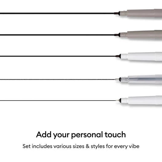 Cricut® Multi Pen Set, Black (3 ct) + Adapter