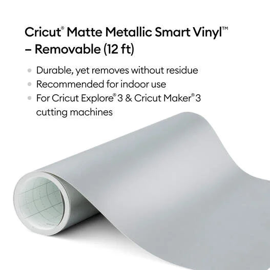 Matte Metallic Smart Vinyl™ – Removable (12 ft)