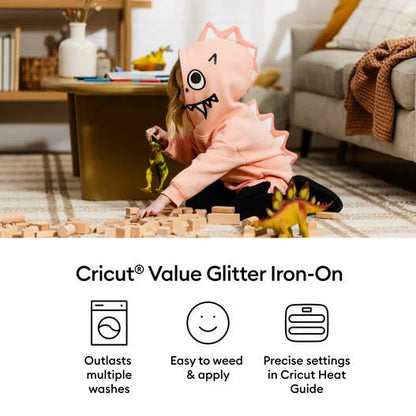 Value Glitter Iron-On (10 in x 8 ft)