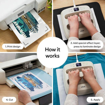 Cricut® Printable Iron-On Holographic – 8.5 in x 11 in (4 ct)